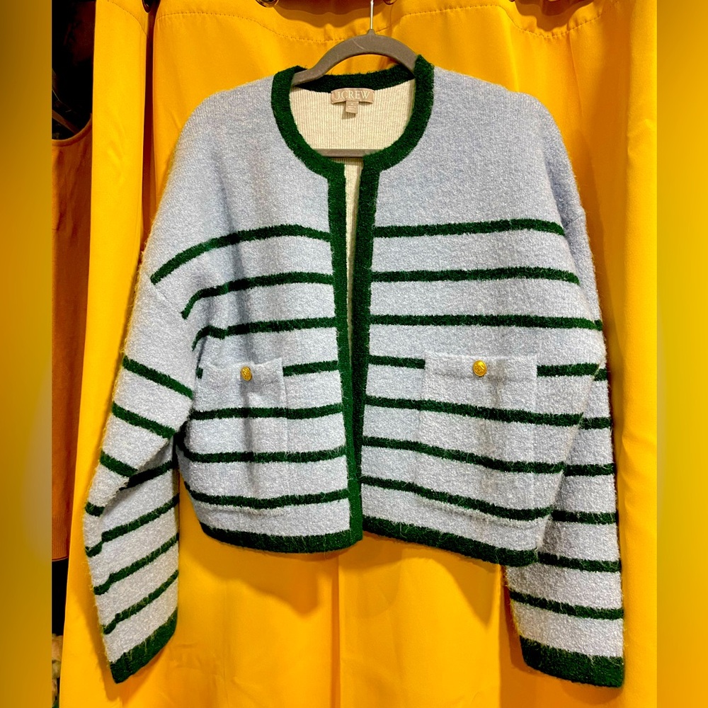 Jcrew lady jacket… brand new never worn. Beautifully made, very warm